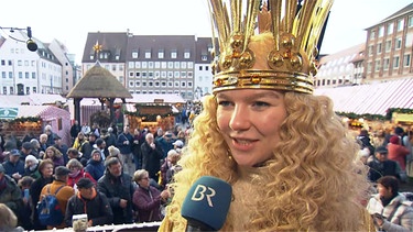 Das Nürnberger Christkind Nelli Lunkenheimer | Bild: BR