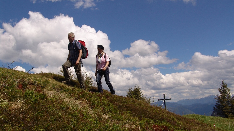 Auf den Karkopf Wanderung mit Lisa Fitz Gipfeltreffen