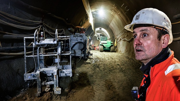 Darin Angelov (Bauleiter) im Tunnelbau für die 2. Stammstrecke München | Bild: BR/Johannes Lenz