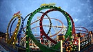 Das Fahrgeschäft Olympia-Looping auf dem Oktoberfest. | Bild: BR/Markus Konvalin