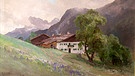 Edward Harrison Compton liebte die Berge der nördlichen Alpen und hat sie oft gemalt, wie auf diesem Bild eines einsamen Bergdorfs. Ist es wirklich ein Original dieses bayerischen Malers englischer Abstammung? Geschätzter Wert: 4.000 bis 6.000 Euro | Bild: BR