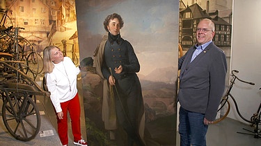 Ein Dandy wie er im Buche steht, überlebensgroß gemalt im Jahre 1820. Cool oder nicht: in der Familie sind die Meinungen geteilt. Der Wert ist jedenfalls überraschend!
Geschätzter Wert: 15.000 bis 18.000 Euro | Bild: BR