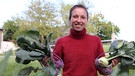 Landfrau Julia Hausladen mit erntereifen Kohlrabis. | Bild: BR/megaherz GmbH/Philipp Thurmaier