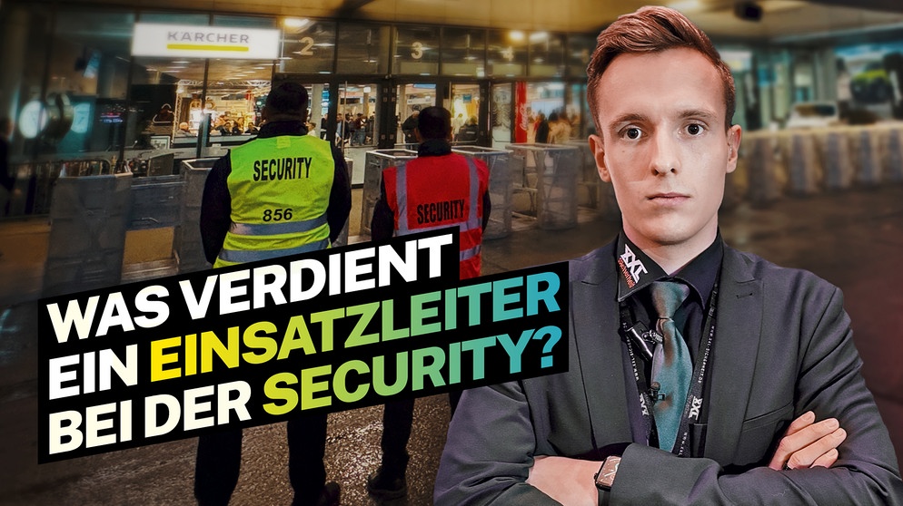 Leon (21) ist Projekt- und Einsatzleiter in einer Sicherheitsfirma. Er verrät, welche Herausforderungen sein Job mit sich bringt und ob sich sein Gehalt für diese Aufgabe lohnt. Ein exklusiver Blick hinter die Kulissen!
| Bild: BR