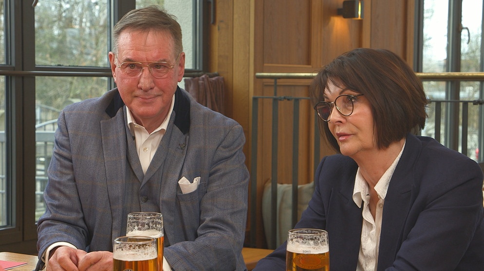 Paarthearapeuten-Paar Sigrid und Dieter Sonnenholzer bei Bayern, Bier & Politik. | Bild: BR 2025