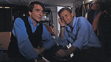 Von links: Heinl (Elmar Wepper) und Simon Eschenbeck (Frithjof Viereck). | Bild: BR/Neue Münchner Fernsehproduktion/Neue Münchner Fernsehproduktion