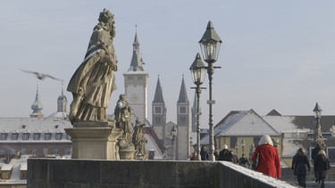 Die Alte Mainbrücke von Würzburg. | Bild: BR/BR / Sylvia von Miller/Dieter Nothhaft/Peter Kovarik