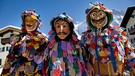 Die Maschkera haben in Mittenwald eine jahrhundertelange Tradition. | Bild: picture alliance / imageBROKER | Foto Beck