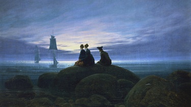 Mondaufgang am Meer. Caspar David Friedrich (1774-1840) Deutscher Maler der Romantik, Staatliches Museum, Berlin. | Bild: picture alliance / Bildagentur-online | U.I.G.