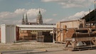 Die Theresenwiese in München als Baustelle vor dem Oktoberfest | Bild: BR