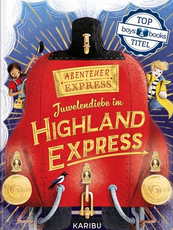 Cover von "Abenteuer-Express - Juwelendiebe im Highland Express" | Bild: Karibu Verlag