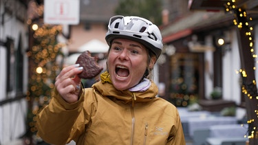 Kaddi Kestler mit Lebkuchen | Bild: BR