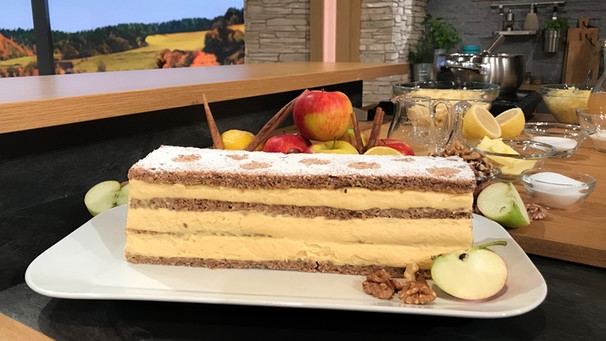 Apfel-Walnuss-Schnitte  | Bild: BR