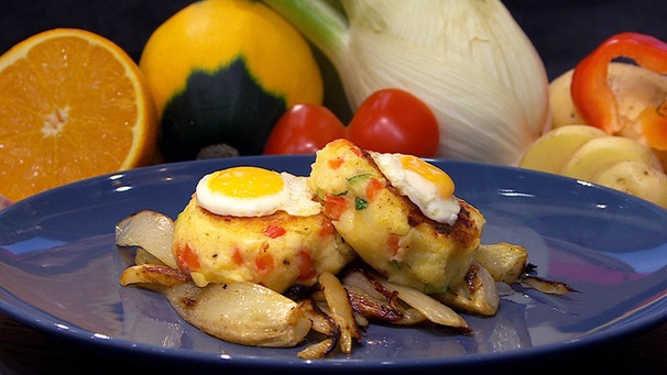 Geschmorter Fenchel mit Kartoffelpflanzerl | Bild: BR