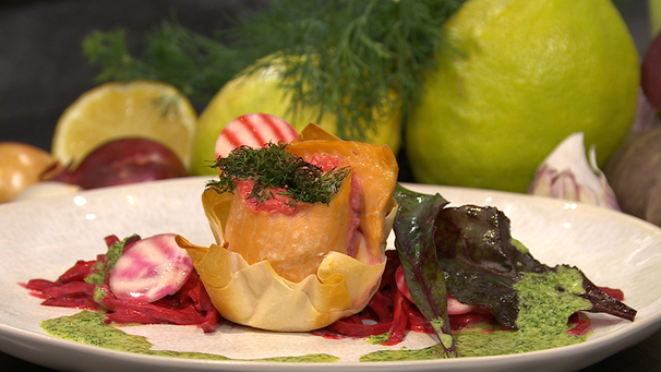 Forellenstrudel mit Dill und Roter Bete | Bild: Wir in Bayern