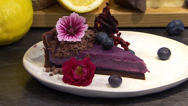 Blaubeer-Buttermilch-Tarte | Bild: BR