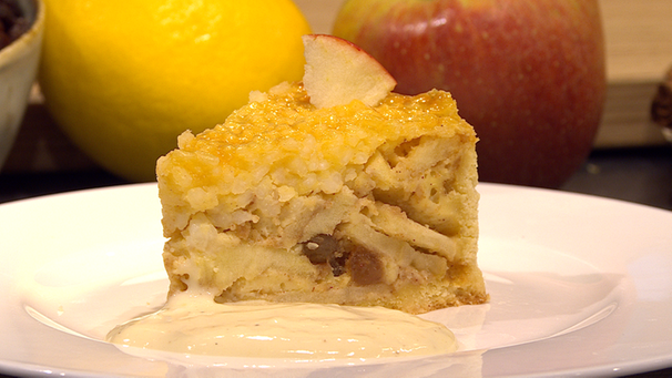 Apfel-Milchreis-Kuchen | Bild: BR