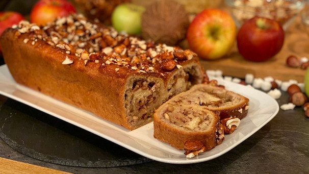 Hefe-Apfel-Nuss-Kuchen | Bild: BR