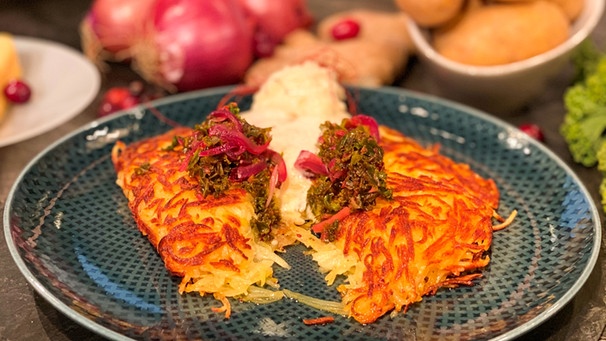 Käserösti mit Grünkohlkonfit | Bild: BR