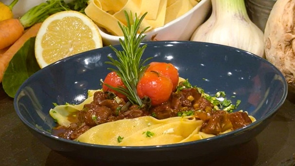 Lammragout mit Pappardelle und Gremolata | Bild: BR