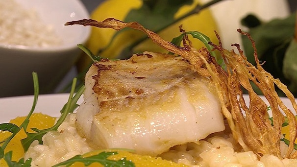 Skrei mit Fenchelrisotto | Bild: BR