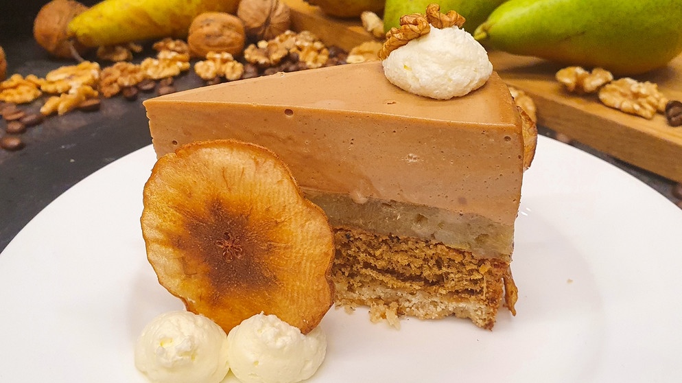 Wir In Bayern | Rezept: Walnuss-Birnen-Kaffee-Torte | Rezepte | Wir In ...