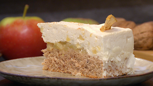 Apfel-Walnuss-Torte | Bild: BR