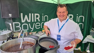 Wolfgang Link auf der BR Radltour 2024 | Bild: Wir in Bayern