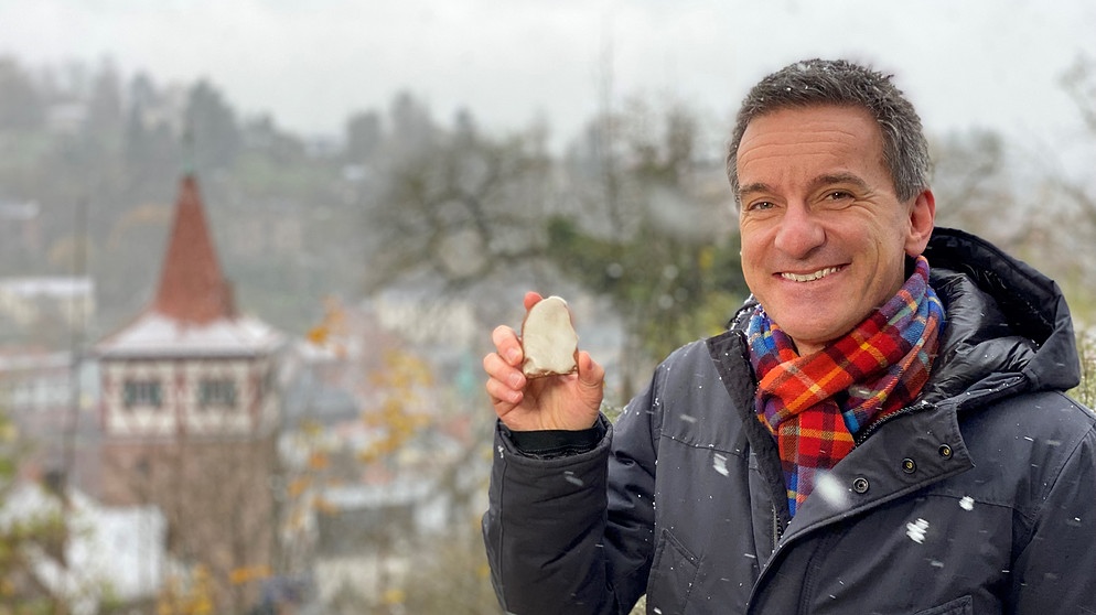 Florian Schrei, Moderator der Magazinsendung "Zwischen Spessart und Karwendel" im BR Fernsehen | Bild: BR/Claudia Eberle