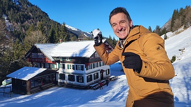 Florian Schrei, Moderator der Sendung "Zwischen Spessart und Karwendel" im BR Fernsehen | Bild: BR/Kathrin Lindauer