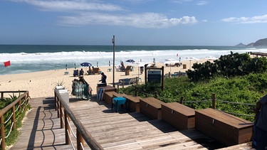 Rio de Janeiro in Brasilien, Impressionen - Conrado Beach. | Bild: BR/Bewegte Zeiten Filmproduktion GmbH/André Goerschel