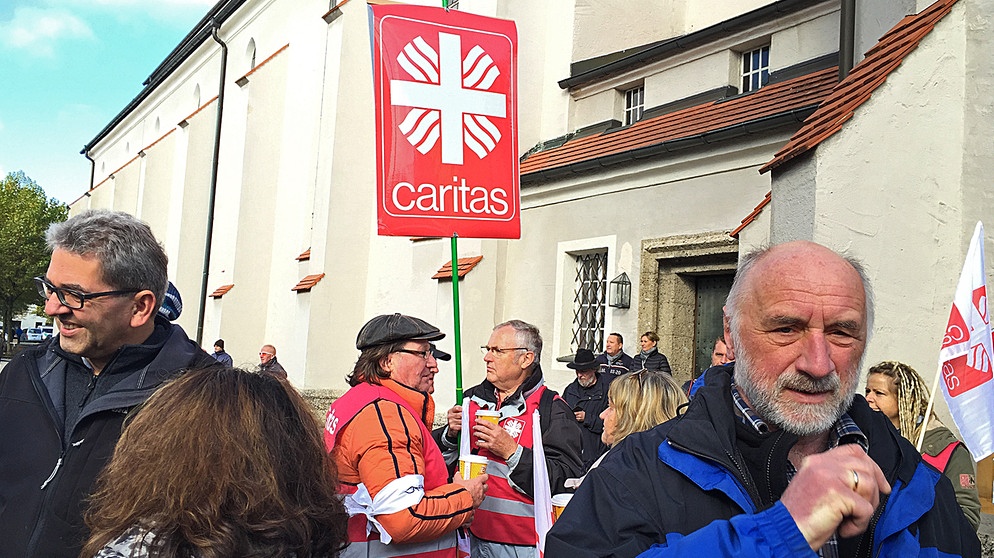 AfD-Gegen-Kundgebung in Freilassing | Bild: BR/ Christine Haberlander