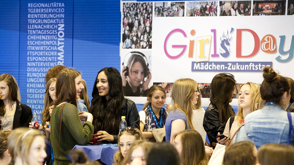 Der Girls' Day 2013 im BR-Funkhaus in München | Bild: BR/Gerry Schläger