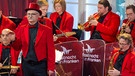 Orchester bei der Fastnacht in Franken 2025 | Bild: BR/Ralf Wilschewski