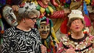 Heißmann und Rassau vor dem Elferrat bei der Fastnacht in Franken 2024 | Bild: BR/Ansgar Nöth