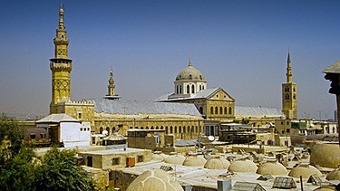 Blick zur Umayyadenmoschee in Damaskus | Bild: picture-alliance/dpa