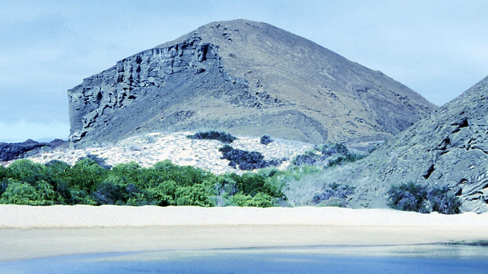 Die 45 Inseln des Galapagos Archipels sind vulkanischen Ursprungs. Karg und bizarr ragen sie aus dem Pazifischen Ozean hervor. | Bild: BR/SWR/Wolfgang Katzke