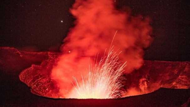 Der Vulkan Yasur im südpazifischen Vanuatu-Archipel. | Bild: BR/Michael Martin