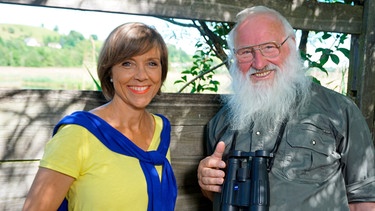 Moderatorin Annette Krause und Professor Dr. Peter Berthold. | Bild: BR/SWR/Jochen Schmid