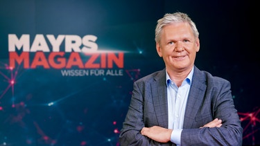 Aktuell, anschaulich, lehrreich - das Wissenschaftsmagazin von und mit Günther Mayr. Jede Woche zeigt es in informativen Beiträgen die neuesten Erkenntnisse der Forschung, die uns allen etwas bringen. Im Bild: Günther Mayr. | Bild: BR/ORF/Roman Zach-Kiesling