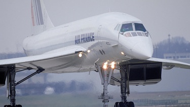 Eine Concorde der Air France auf dem Rollfeld. | Bild: BBC/Collection Air France/Philippe Delafosse