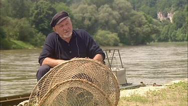 Otto Stadler ist der älteste Flussfischer, der sein Handwerk noch hauptberuflich betreibt. | Bild: BR/BR