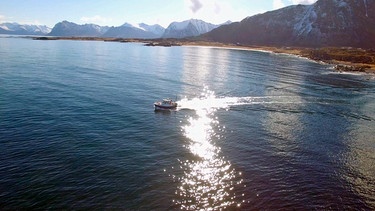 Der Golfstrom hält die Küsten der Lofoten auch im Winter eisfrei. | Bild: AMP/BR/SWR/Rolf Lambert