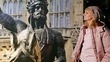 Anna Lena Dörr und Richard Löwenherz. | Bild: BR/SWR/Thomas Keck