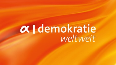 Key Visual/Cover Sendereihenbild mit Typo zu "alpha-demokratie weltweit". "alpha-demokratie weltweit" ergänzt im Programm von ARD alpha die Informationssendung "alpha-demokratie" und beleuchtet Fragen der politischen Bildung aus einer globalen Perspektive. Behandelt werden die zentralen Themen und Entwicklungen unserer Gesellschaft. | Bild: BR