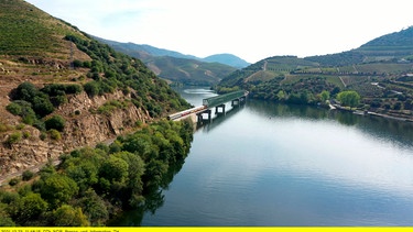 Unterwegs mit dem Zug auf der Linha do Douro. | Bild: NDR/elb motion pictures GmbH/Sebastian Wagner