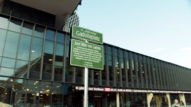 Gadollaplatz vor dem Styria Verlag in Graz/Österreich. | Bild: MDR