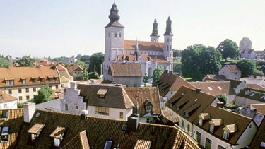 Visby mit Domkirche St. Marien. | Bild: BR/SWR