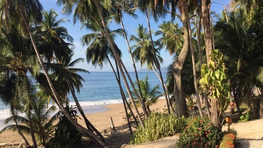 Strand an der costa-ricanischen Halbinsel Nicoya. | Bild: HR/Monika Birk