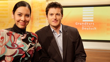 Moderator Marc Sauber und Co-Moderatorin Carolin Nyhuis. | Bild: BR/Martina Bogdahn